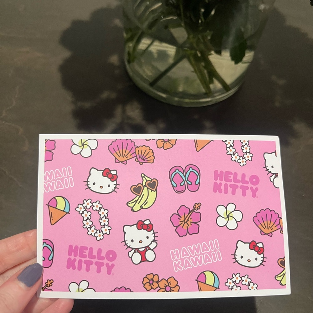 ALOHA Collection Pink Hello Kitty Tote with Coin Purse - Picture 7 of 12